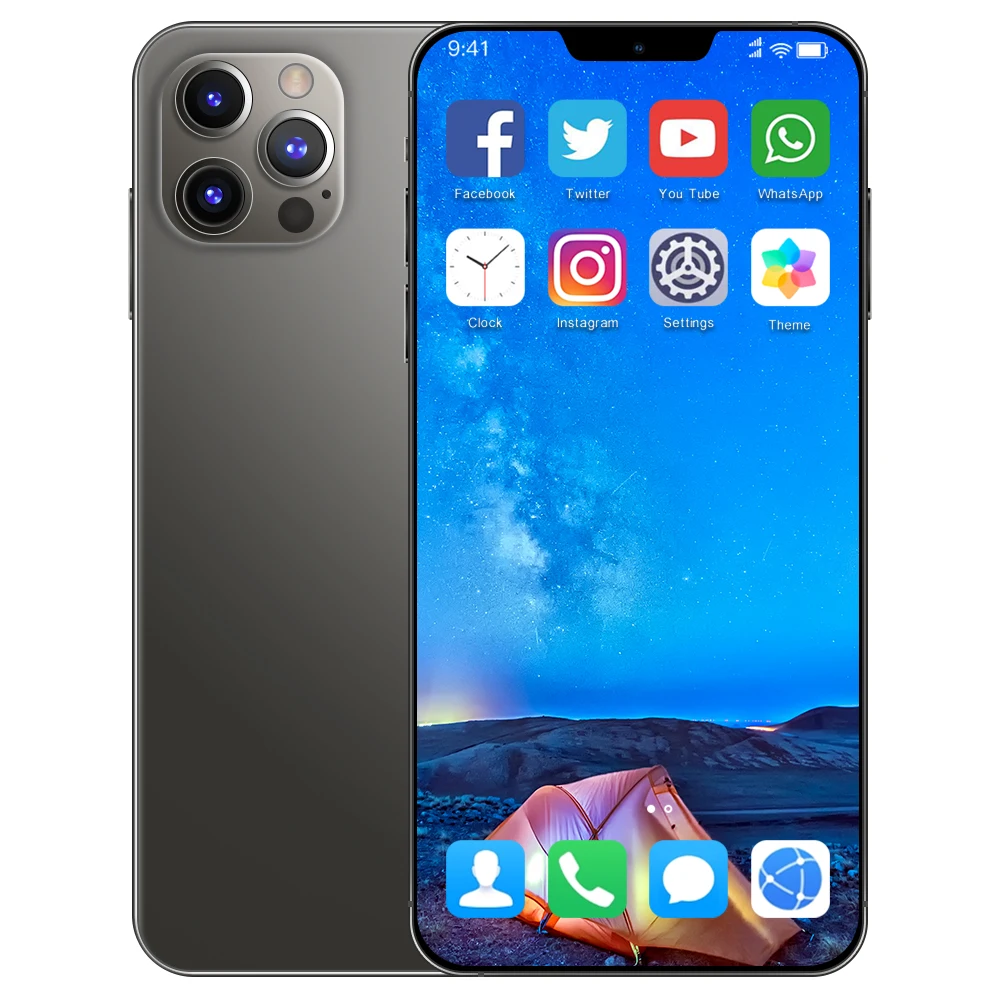 

Hot Selling Smart Mobile Phone 6.7inch For Iphone Original Factory unlocked Cell phone GSM GPS WIFI