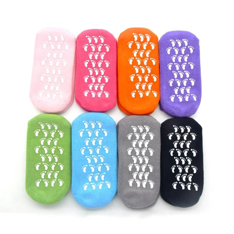 

Silicon Gel Ssocks Feet Mask Spa Moisturizing Gel Socks, Pink, green,black,customized