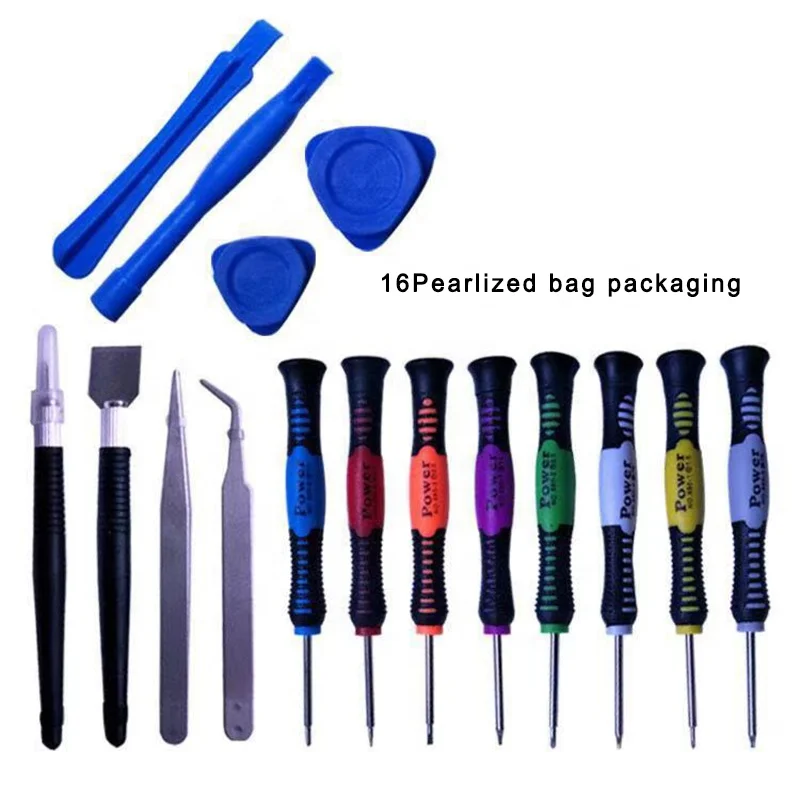 

Universal disassemble 16 in 1 mobile phone tools repair kit screwdriver