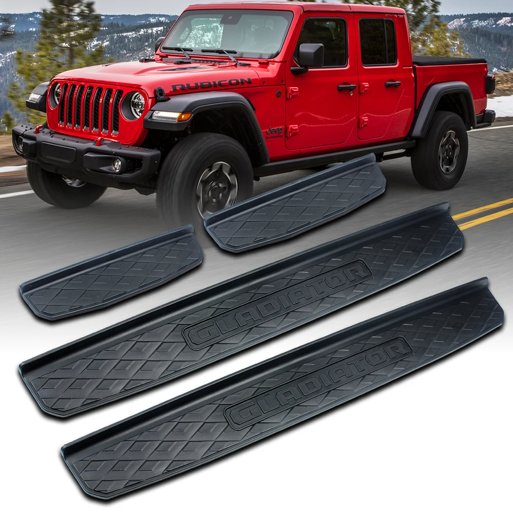 Atubeix Car 4 Door Sill Guard Plate Cover Fits For Jeep Wrangler Jl 2018  2019 Accessories - Buy Jl Door Sill Guard,For Jeep Wrangler Jl Door Sill  Guard,Car Accessories. Product on 