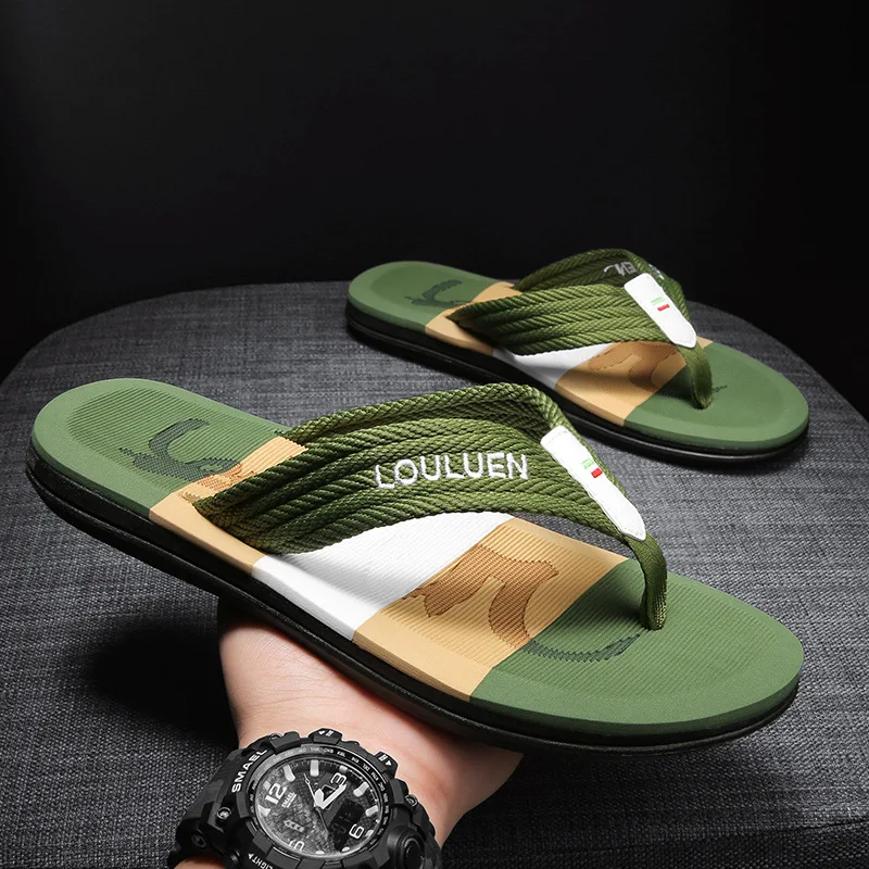 

Flip Flops Custom Hot Selling Men Beach Flip Flops Good Price Man Flip Flop Slippers Eva, Picture