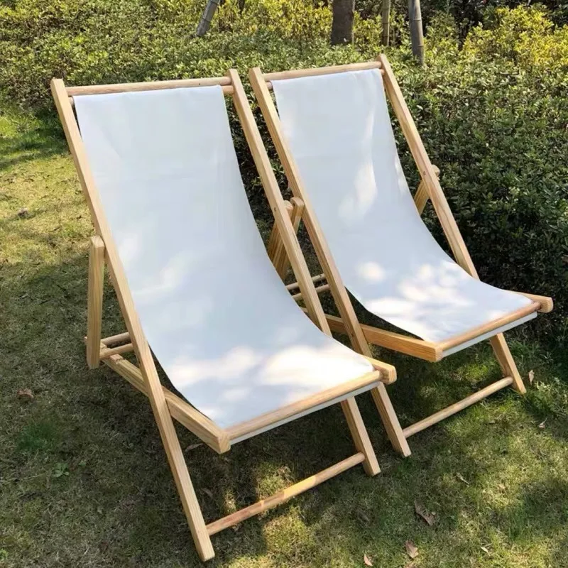 
Wood chair garden Folding Beach Chair Outdoor Camping Leisure Picnic Wooden Foldable Sling Surfside Recliner fishing chairs 