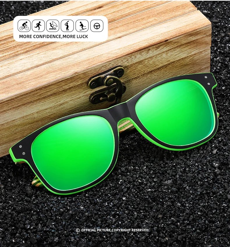 

Promotion Wooden Sunglasses Custom Plastic Frame Cheap Gift Wooden Black Plastic Frame Sun Glasses Promotional Sunglasses, Mix