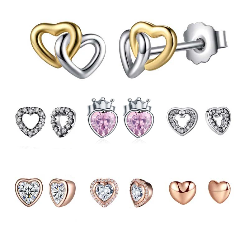 

New arrival cz 925 sterling silver earrings