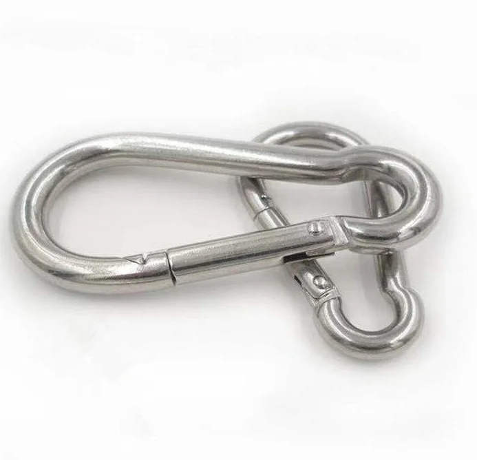 

DIN 5299 Stainless Steel Snap Hook ss Spring Snap Hook Carabiner Hooks