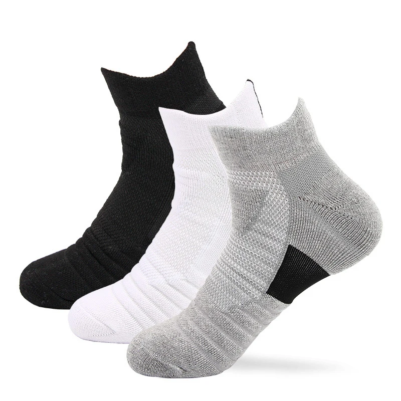

Custom sweat absorbing and non-slip running men's socks
