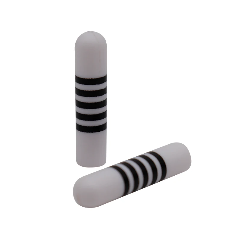 

Custom size plastic aglets ABS tube shape aglets for pant drawcords