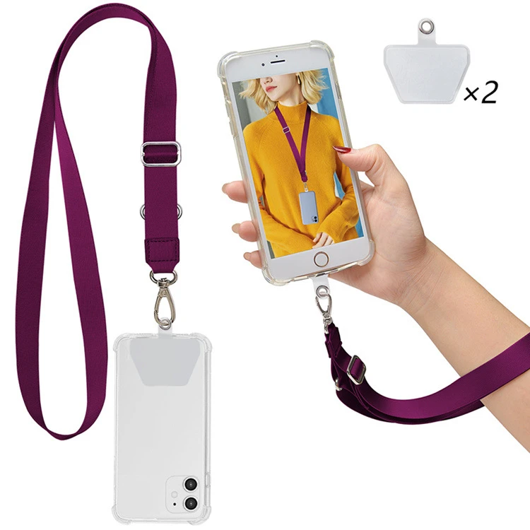 

Cell Phone Lanyard Key Chain Holder Adjustable Nylon Phone Wrist Strap for iphone ,for Samsung Any Smartphones Phone Lanyard