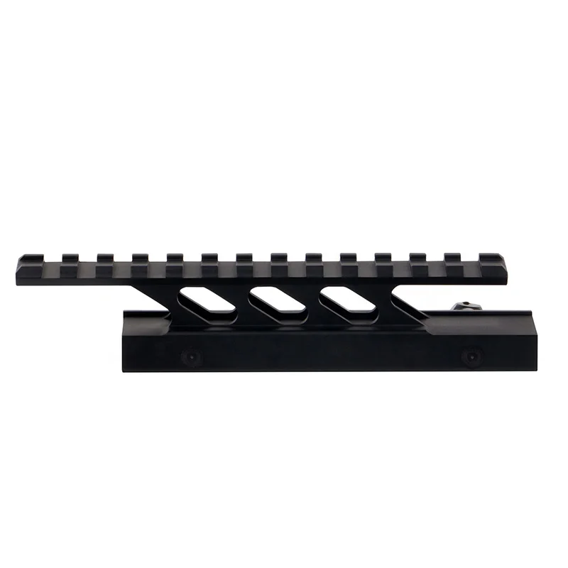 

Outdoor Hunting accessories High Profile 5.5 inch Length 13 Slot Lightweight Riser Mount Picatinny rail scope mount, Bk