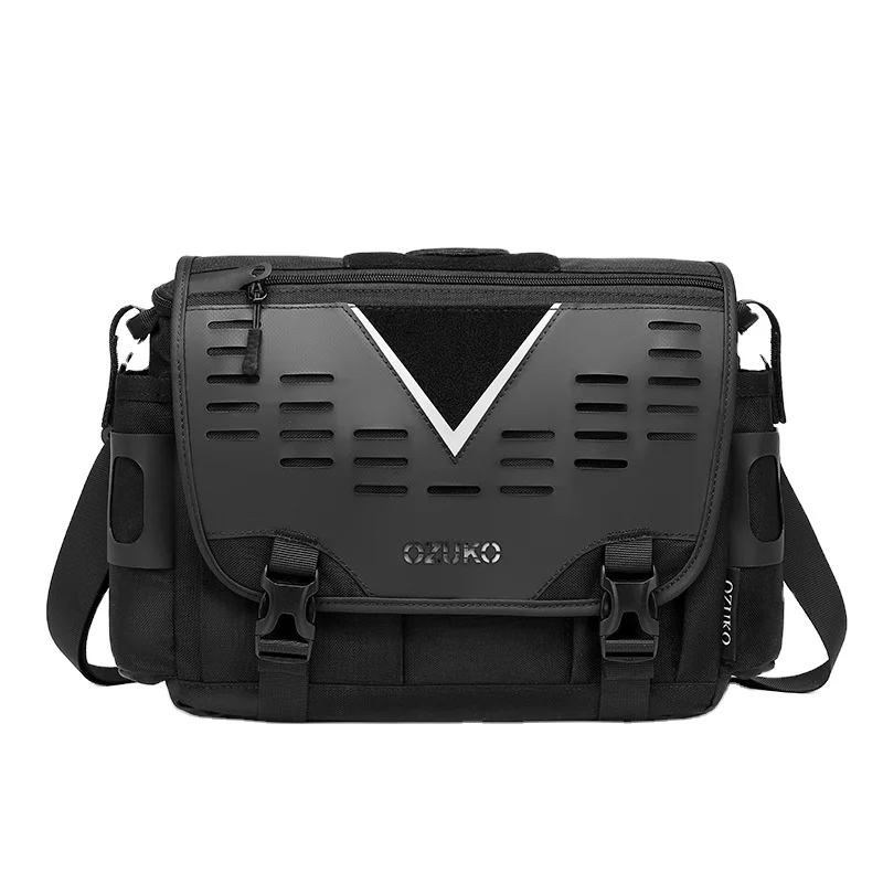 

Ozuko 9483 2023 Men Business Bag With Usb Charging Outdoor Tactical Custom Crossbody Bag Trendy Large Messenger Bag For Laptop