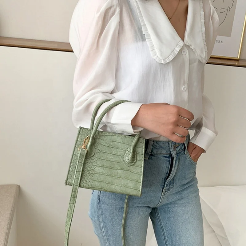 

Ladies Fashion Solid Color PU Leather For Women Shoulder Wholesale Handbags, Picture color