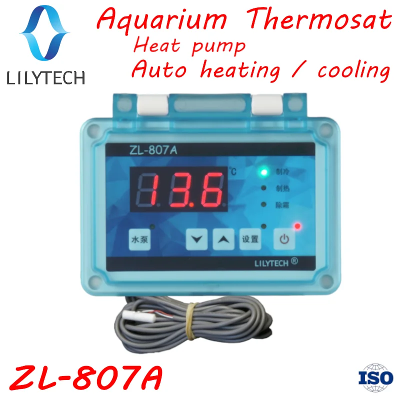 
ZL-807A , Water proof, outdoor, fish pool aquarium thermostat, heat pump, automatic cooling heating constant temperature control 