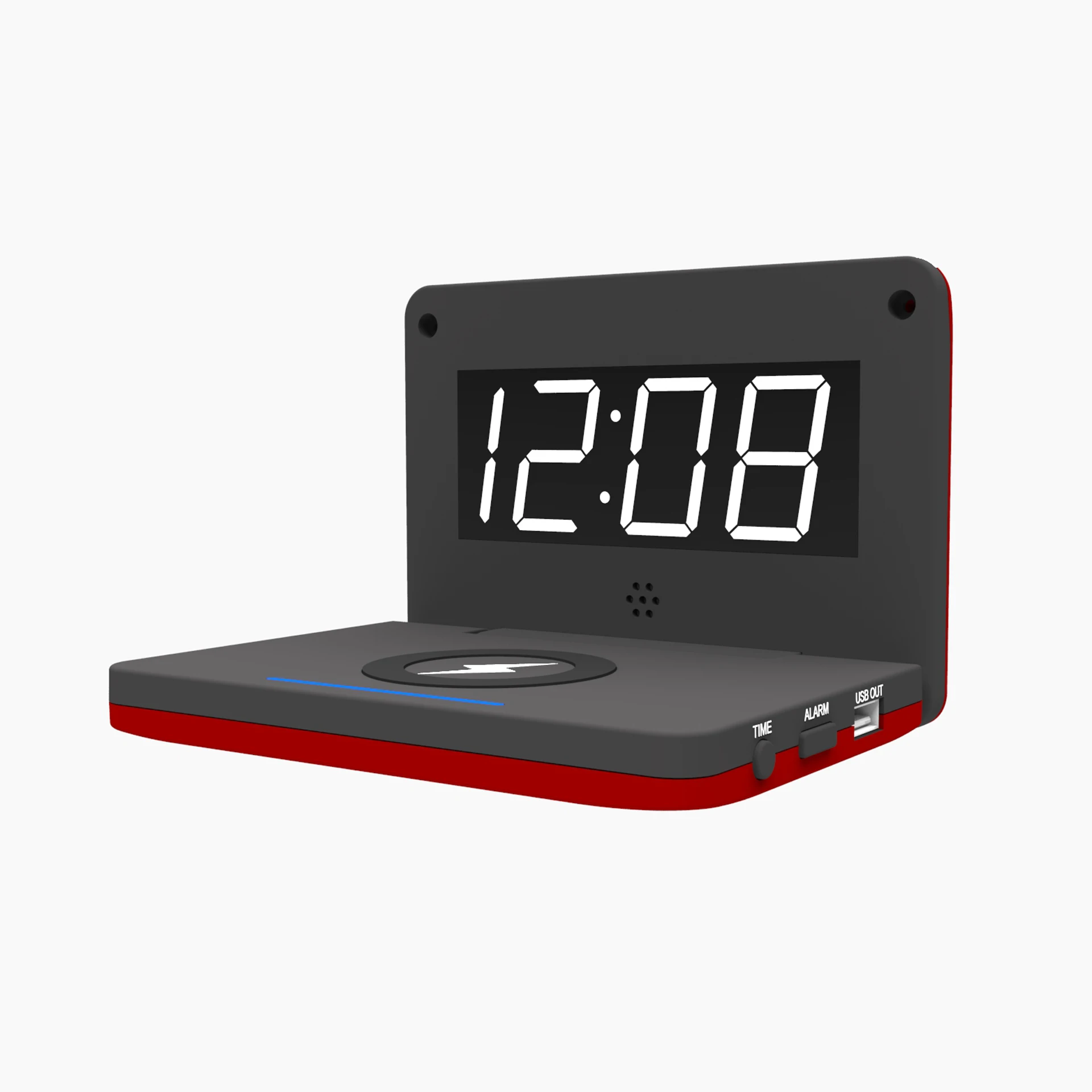 

New Popular Design Digital Alarm Clock With Electronic Analogue Led Time Display