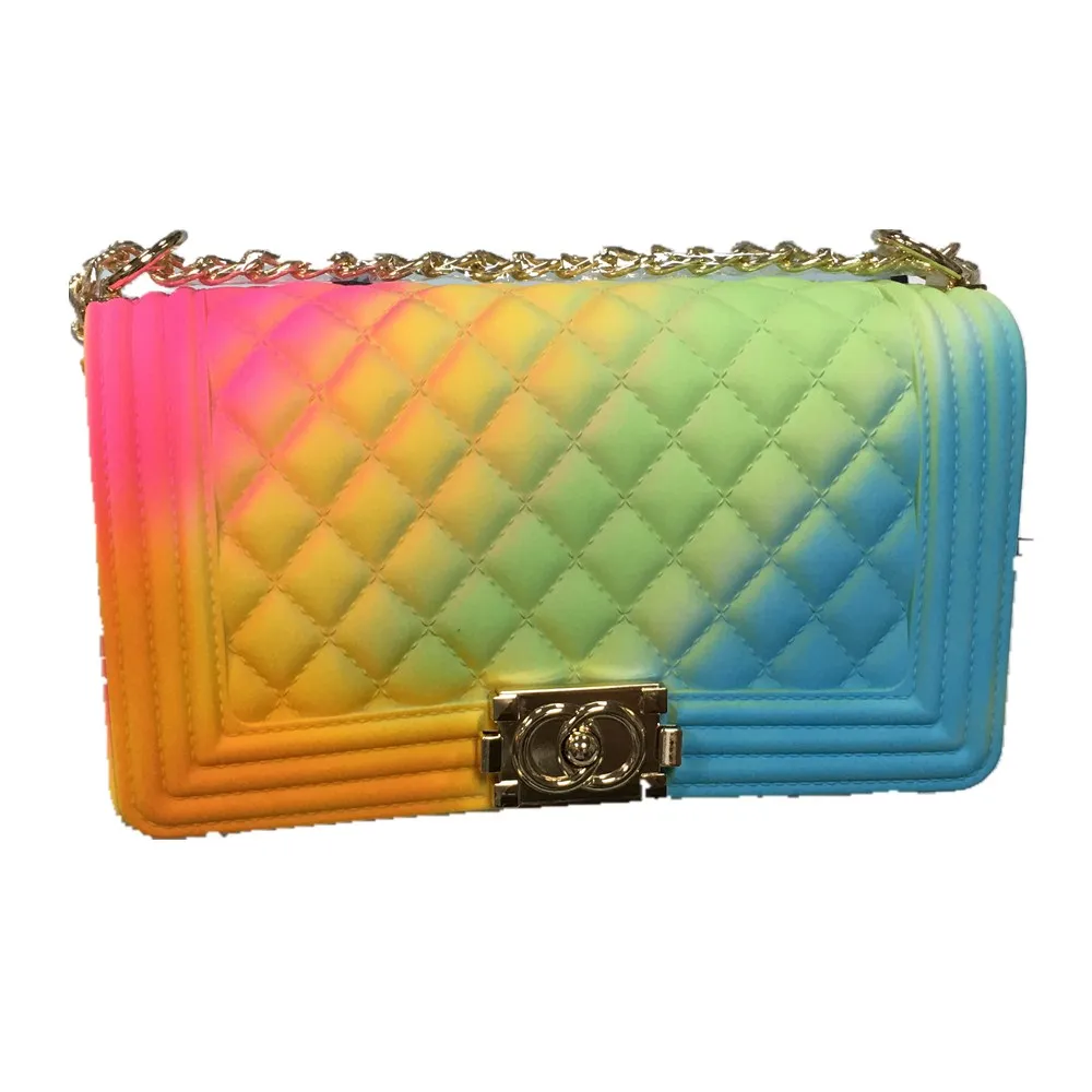 

2020 fashion pvc mini nice clear designer ladies shoulder jelly bag lady crossbody bags jelly shoulder bag for women, 38 colors available