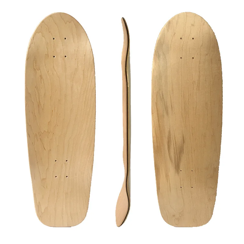 

Wholesale old school custom printing brand skateboard longboard deck blank maple wood skateboard decks, Wooden maple color