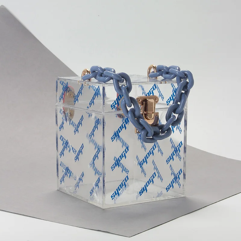 

Wholesale Custom Logo on Clear Clutch Purses and Handbags Create