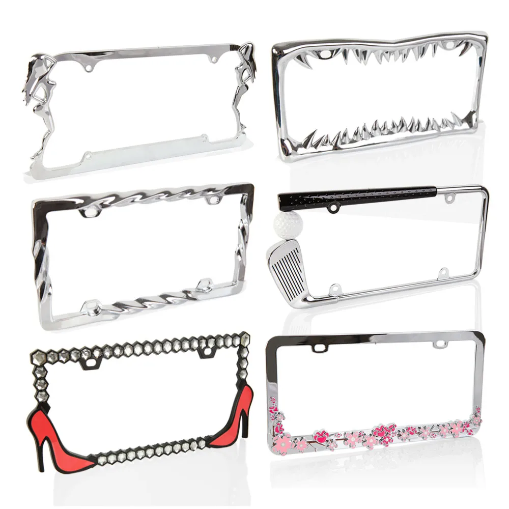 Rhinestone License Plate Frames,License Plate Brackets,Hot Selling Top