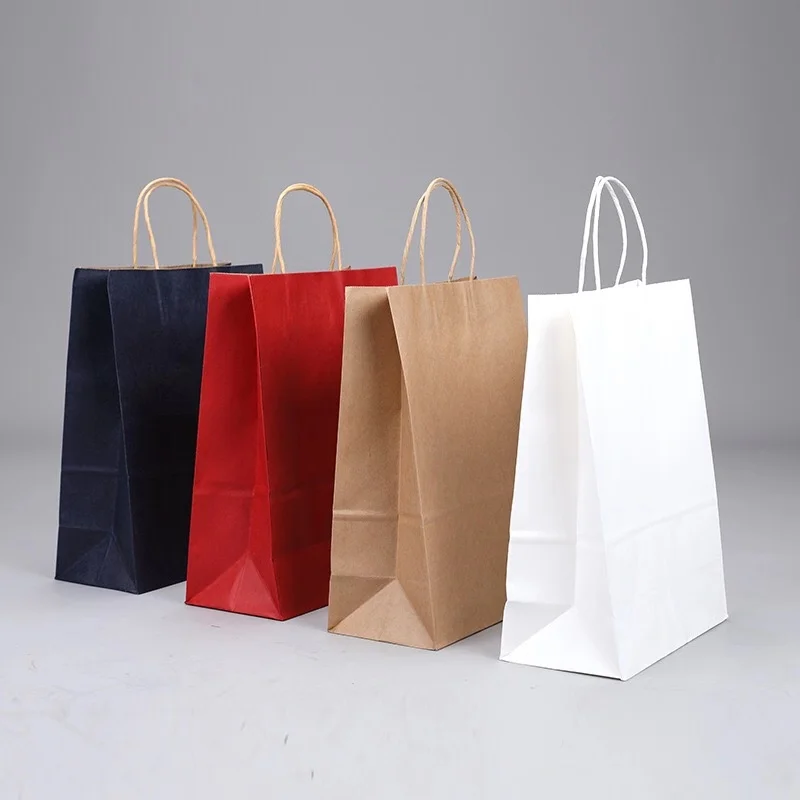 Eco-friendly Colorful Take Out Paper Bags For Food - Buy Take Out Food ...