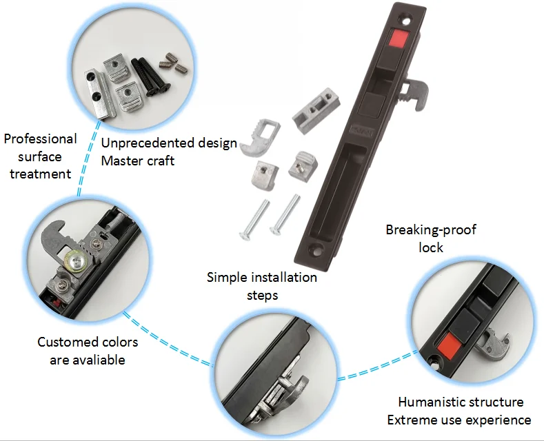 2020 Factory Hardware Accessories Sliding Glass Window And Door Latch Lock