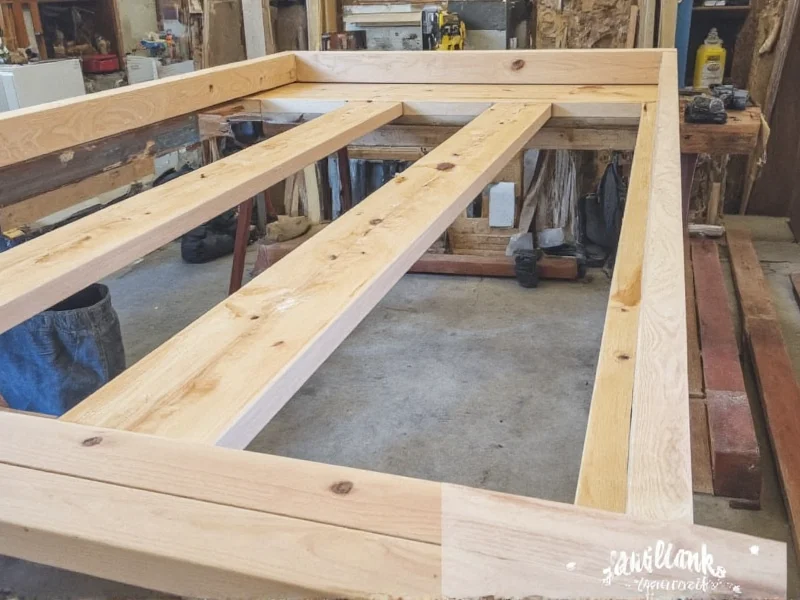 DIY Murphy bed frame assembly using reclaimed lumber and pocket hole jig