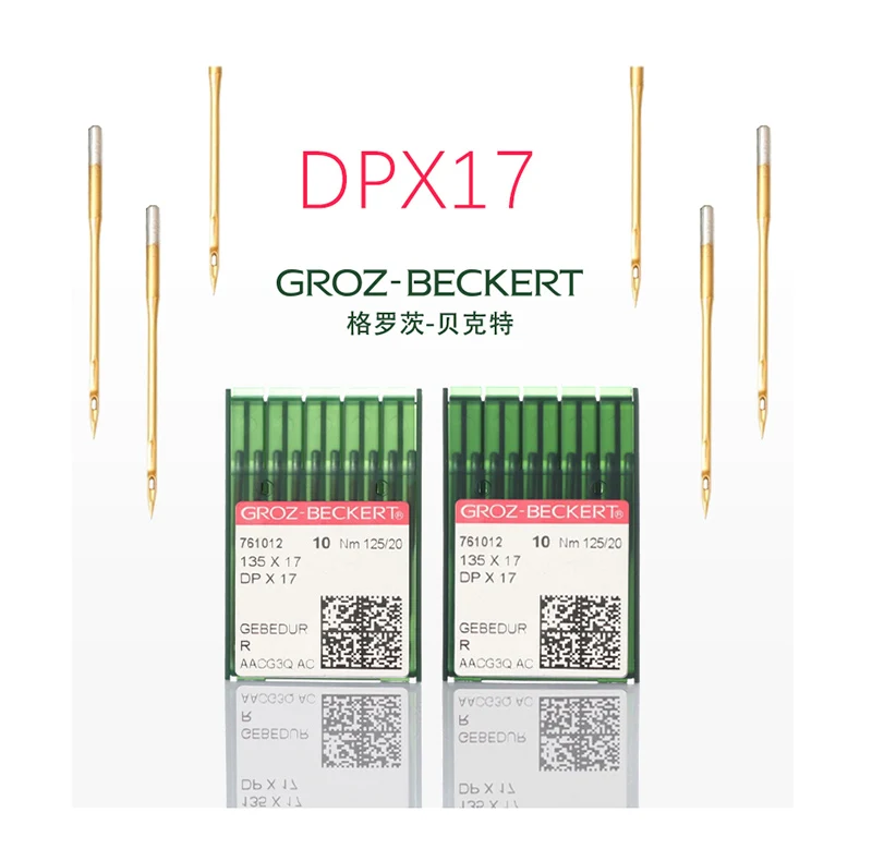 

Germany Groz Beckert sewing machine needle DP X 17 for sewing machine 135 X 17 140/22 120/ 19 110/18 125/20 130/21 160/23