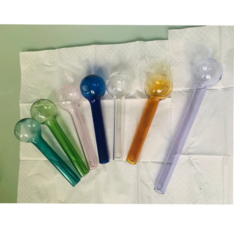 

ONEDO 4 inch transparent round glass pipette round glass borosilicate cigarette holder glass tips