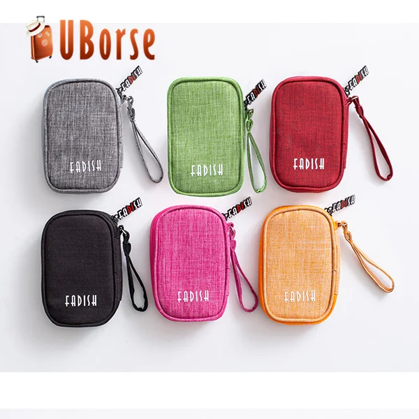 
Mini digital organizer bag headphone charger data cable storage bag 