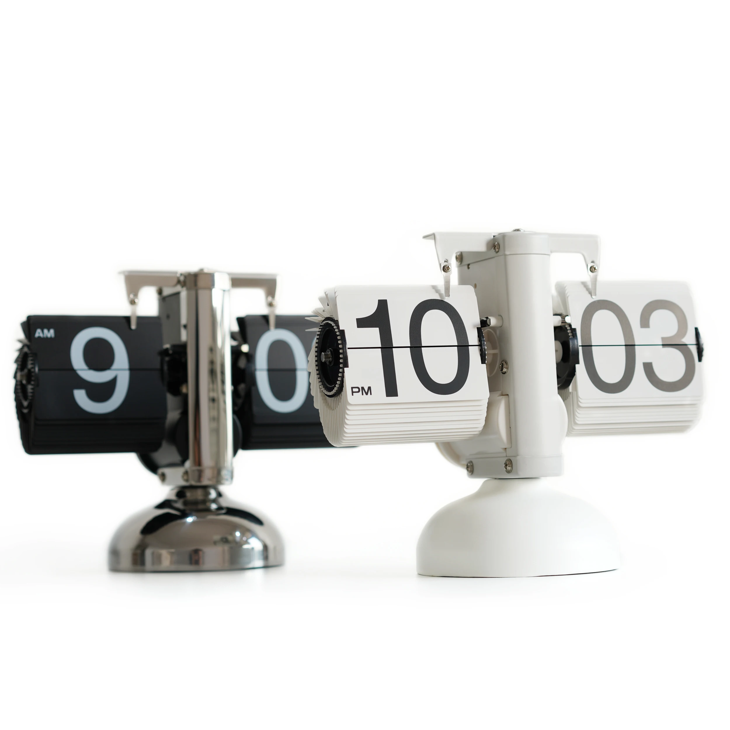 

2021 F001 Mode AM/Display Modern Scale Design Auto Flip Calendar Table Clock For Office School Home Desk Clock
