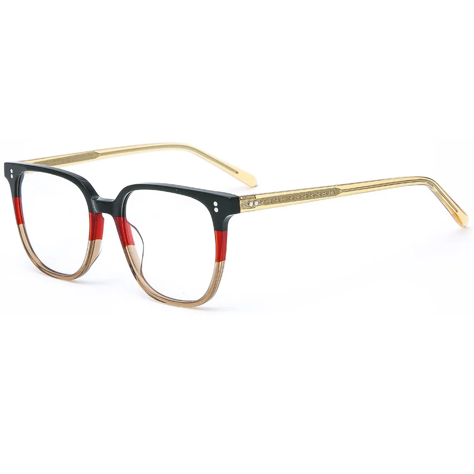 

High end square Acetate glasses frames Fashion design optical frames ready to ship, 6 colors