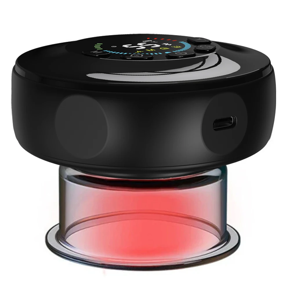 

2021Amazon best cordless electric cupping device red light cupping multifunctional therapy cup
