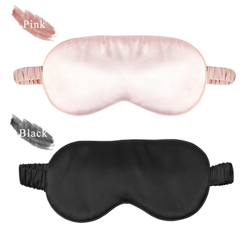

Double-Side Shading EyeShade Sleeping Eye Mask Cover Eyepatch Blindfolds, Black/pink
