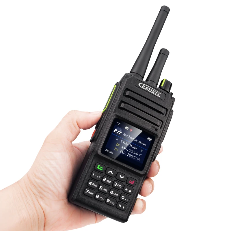 

4g network walkie talkie 500 km sim card gsm phone walkie talkie, Black