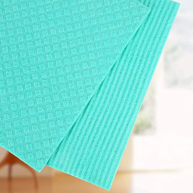 Customize Biodegradable Swedish Dishcloth Cellulose Sponge Dish Cloths