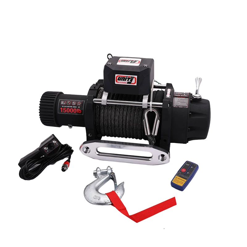 China Leading Brand Unity 4x4 Electric Winch With 9500 Lbs Capacity Heavy Duty For Hilux With Ce