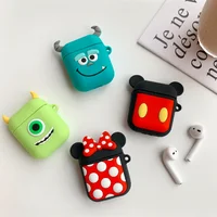 

Many cute design available low MOQ wholesale price earphone cartoon silicon case with drop shipping service