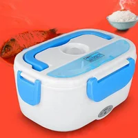 

High quality Home usage B9003-2 stainless steel inside portable plastic electric heating lunch box