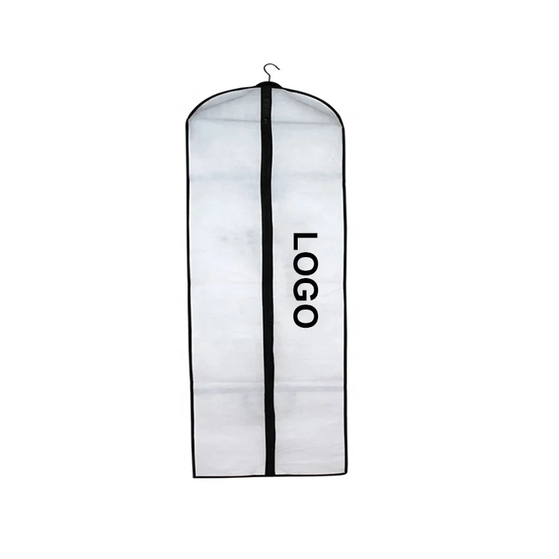

Garment Non Woven Cover Wedding Dress Bag Custom Logo Evening Dress Dustproof Bag