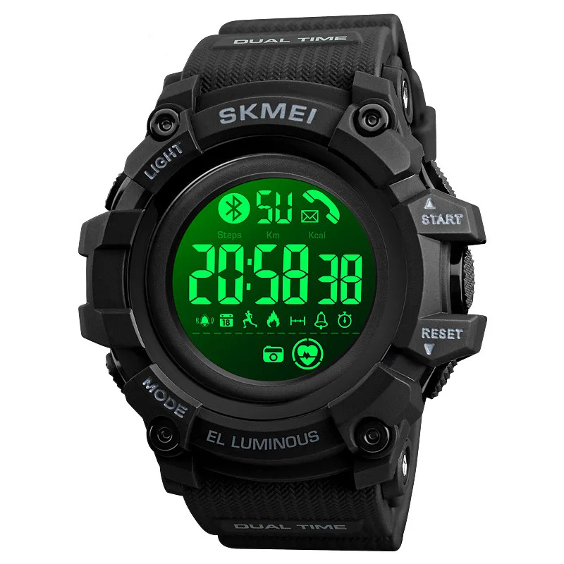 

Pedometer Sports Watch Men Wrist Waterproof Skmei 1643 Multi-function Digital Reloj Smart Watch