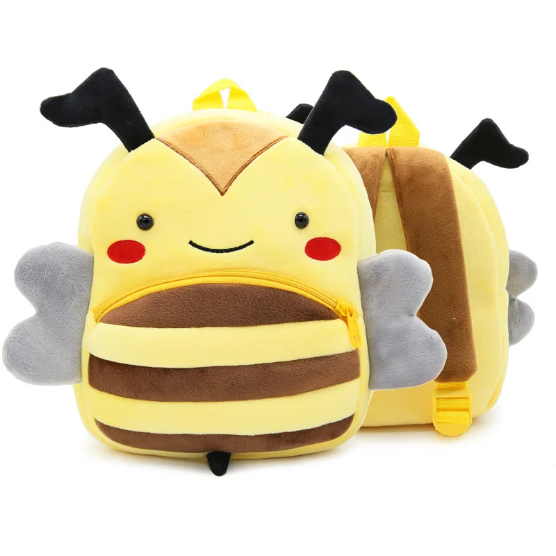 

2021 school kids stuffed animal backpack cute shoulder bags peluche lion enfant sac a dos enfant, As show