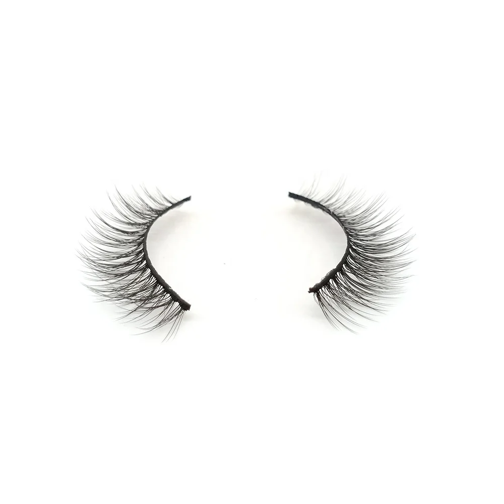 

Vendor customized boxes 3D Synthetic false Eyelashes, Black