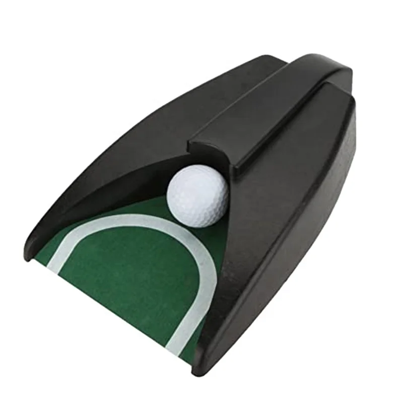 

Factory Wholesale Plastic Golf Training Putter Golf Ball Automatic Return Device Automatic Ball Retriever Putting Cup, Black, customized