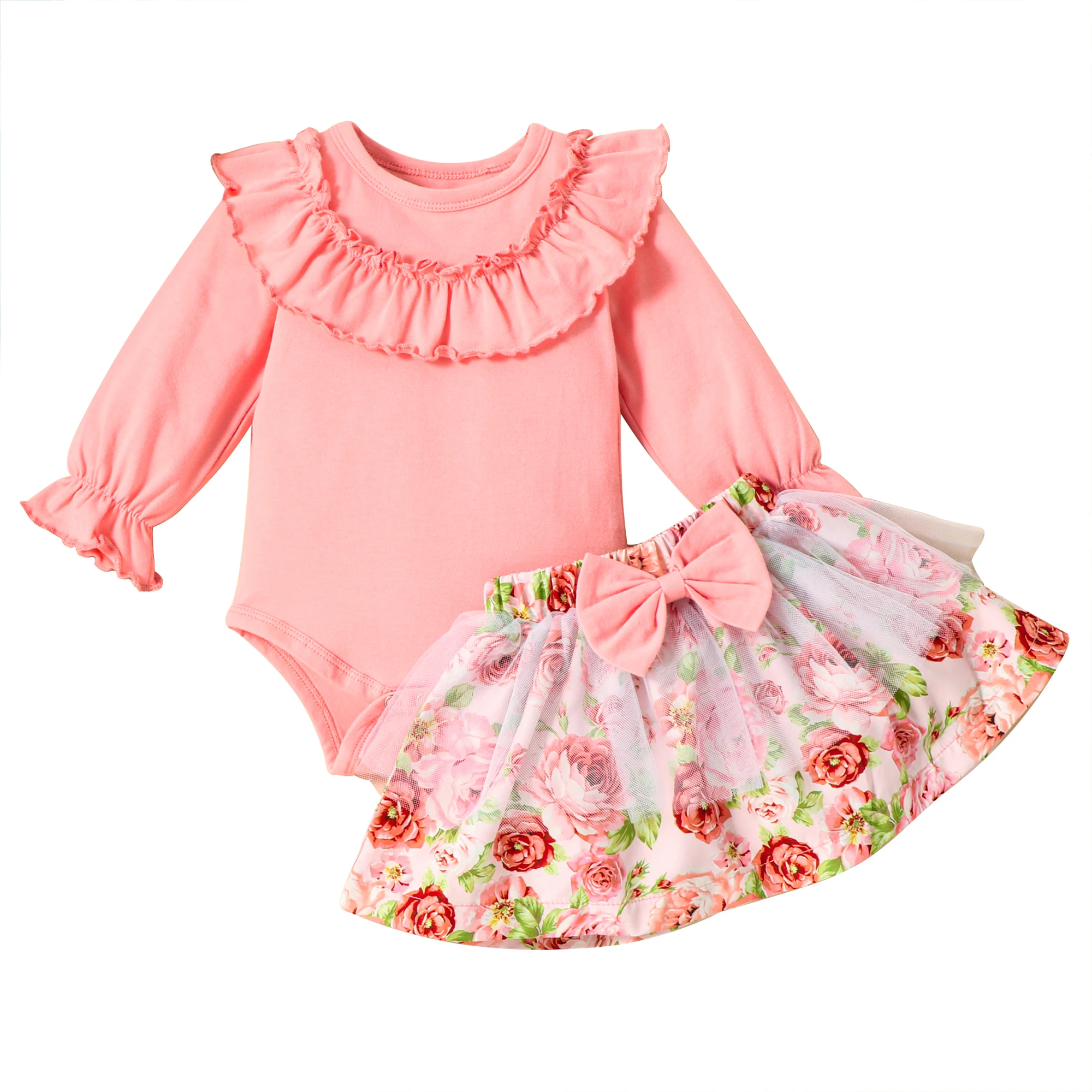 

Baby dress Cotton Pink Color Toddler Infant Baby Girls Clothing, Picture show