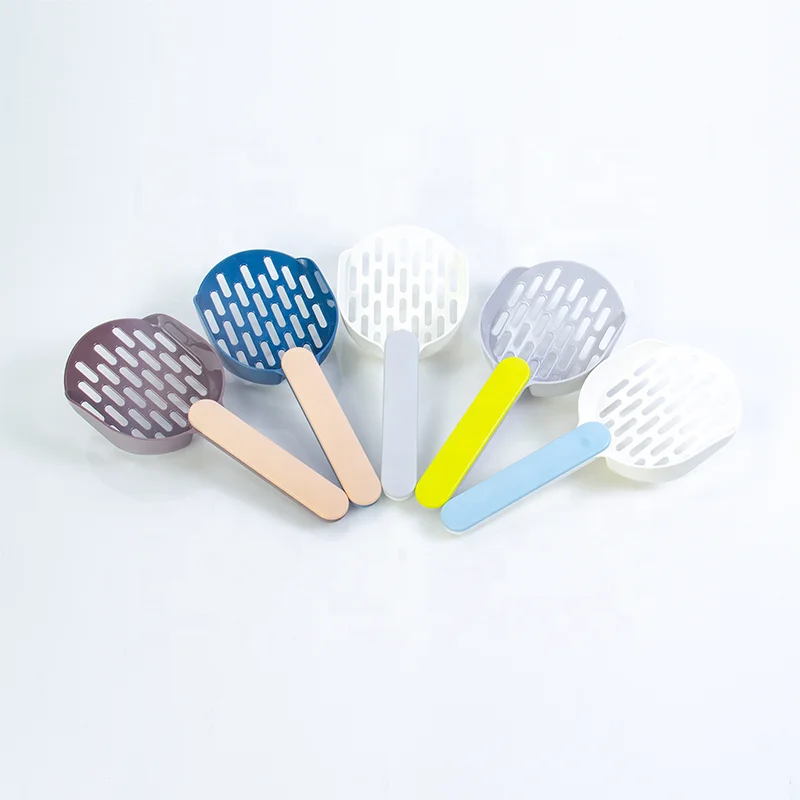 

Wholesale Plastic Pet Clean Up Product Cat Sand Shovel Litter Scoop, As picture