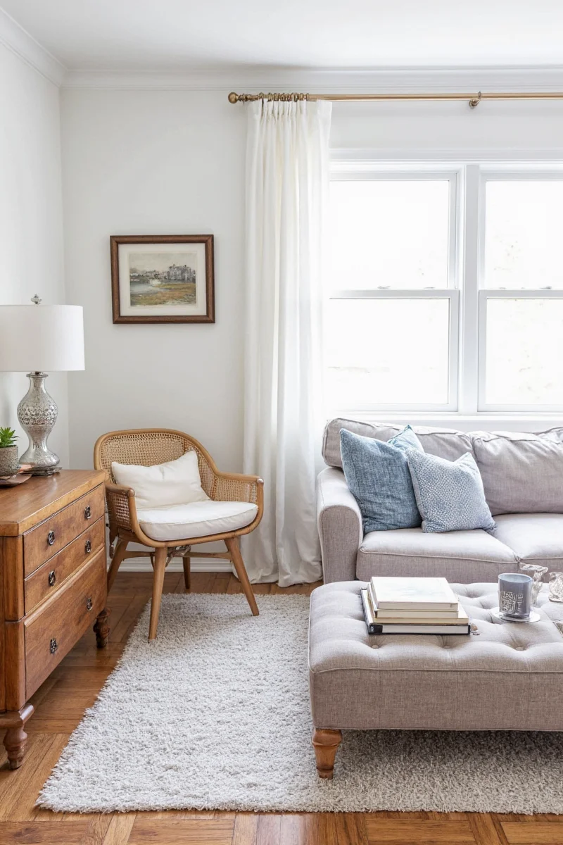 Collection of family-friendly home decor products including storage bins, wall decals, and soft blankets.