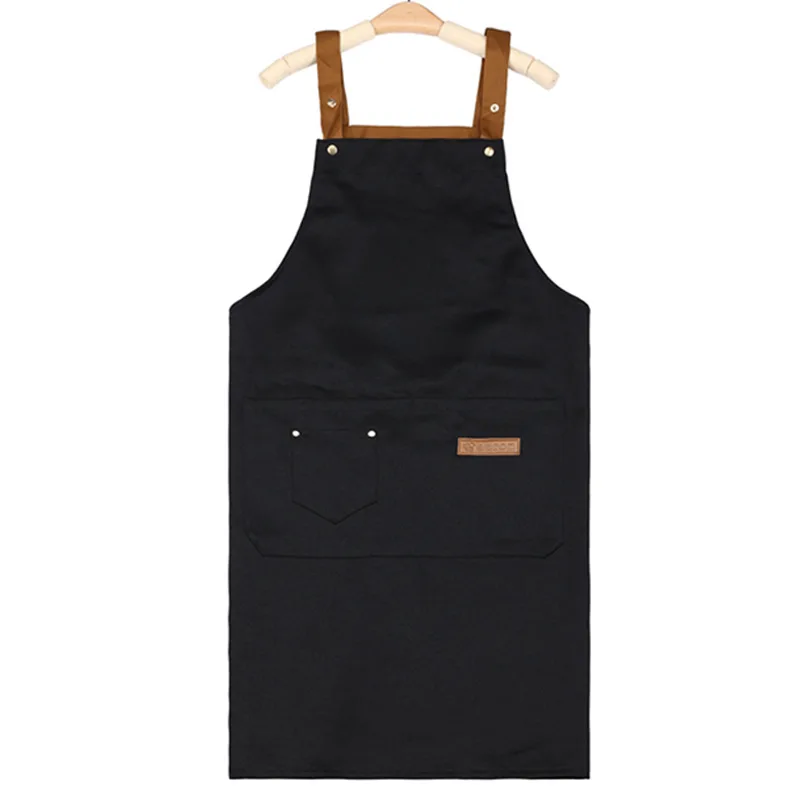 

Adjustable Unisex Custom Logo Waterproof Apron Oil Resistant Kitchen Apron For Nail Tech Bar Salon Cafe