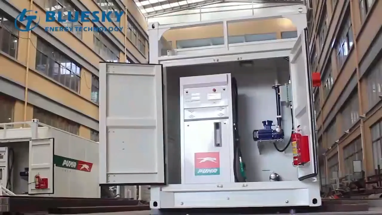 Container Cng Air Compressor Home Filling Station Container Petrol