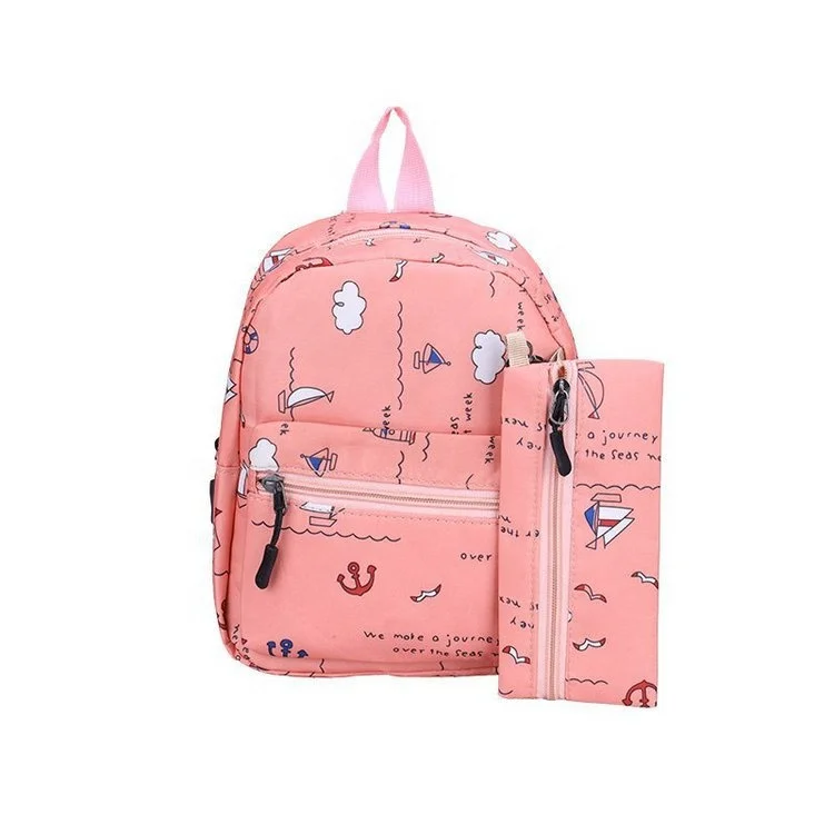 

Cartoon pattern Kindergarten Toddler student school backpack bag with pencil case