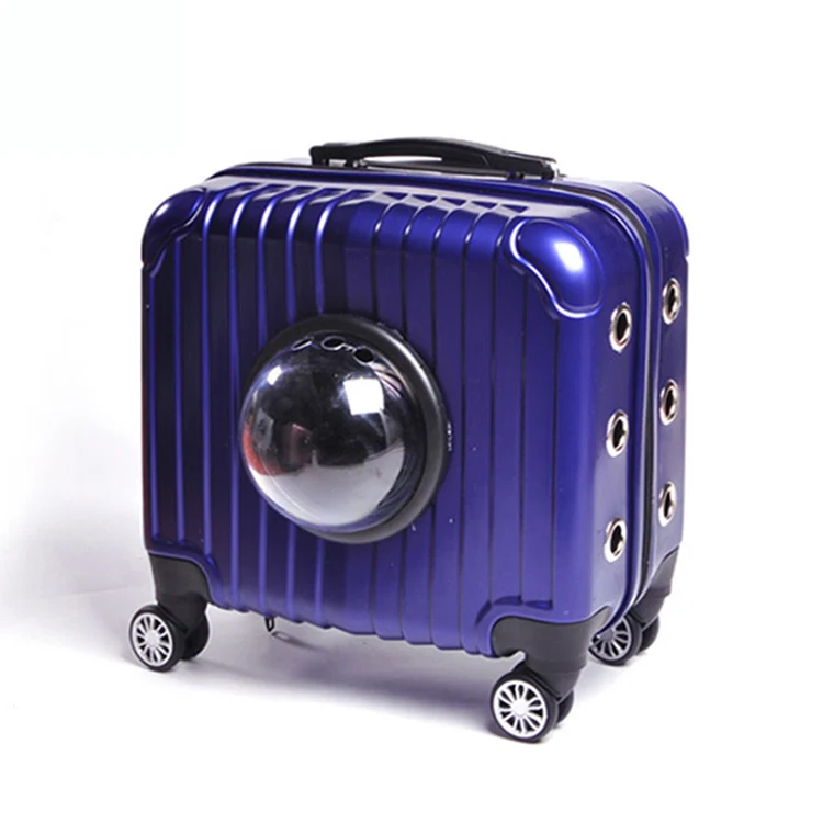 

Pet trolley case dog space capsule luggage out portable air box teddy cat travel dog cage