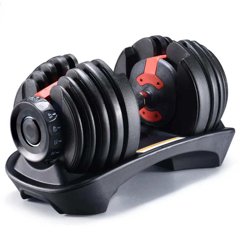

Gym equipment urethane dumbbell weight lifting adjustable dumbbell 40kg, Black