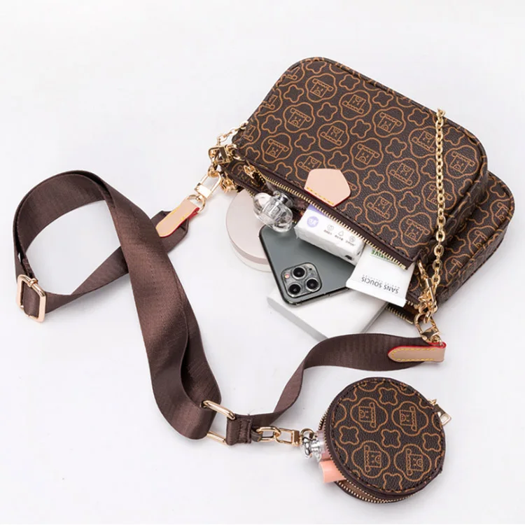 

Fashion Leather Shoulder Bag Casual Printed Women's Luxury Purses and Handbags Set Ladies Custom Women Hand Bags